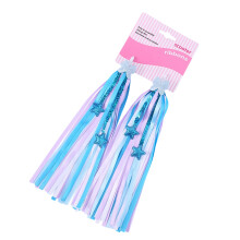 Glands de vélo légers, ruban de guidon de vélo, banderoles,-Bleu