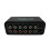 2X Stereo Audio Mixer 1 Input 5 Output Multi-Channel Audio Source Distributor RCA Interface for Power Amplifiers 5