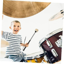 Bass Drum Mallet,Durable Bass Drum Mallet Drumstick with Wool  ,Band Drum Mallet Marching Drum Mallet
