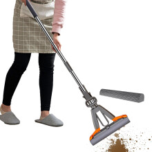 PVA Squeeze Mop with Interchangeable Head for Hardwood Floors, Tile and Wet Dry Cleaning
