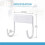 2X Ironing Board Hanger, Ironing Board Hook, Ironing Boards Wall Mounted Holder, (Matte White) 8