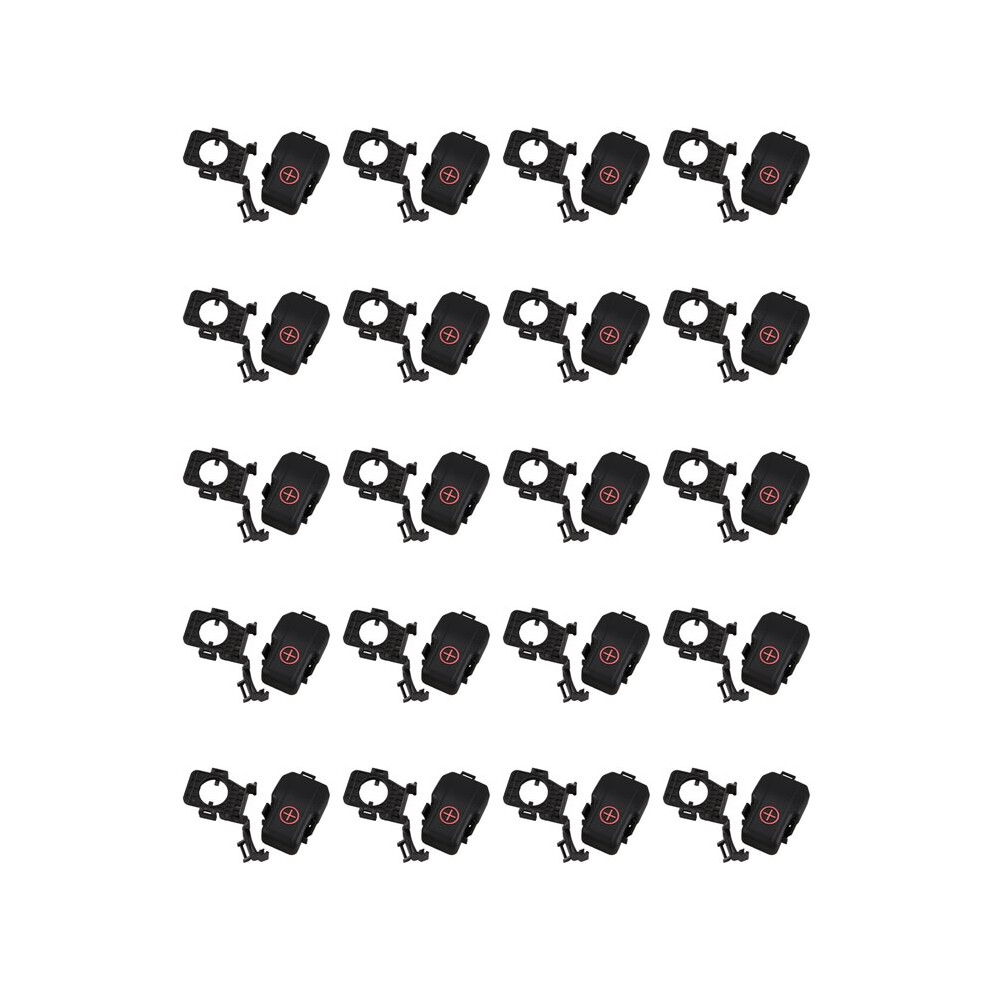 20X Battery Positive Insurance Cover Battery Terminal Cap Cover For Santa Fe 07-09 Hd 91971-2B370 Black 4712263704507