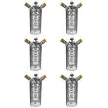 6X Double Layer Sauce Oil Bottle 2 in 1 Vinegar Glass Bottle Condiment Seasoning Sealed Kitchen Storage Bottles Jars