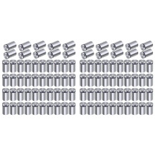 100 Pack Sign Standoff Screws, Stainless Steel Standoff Screws Kit, Mounting Glass Hardware (1/3/4 Inch)