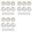 18Pcs Clock Parts for Clock Resin Mold,Clock Pieces for Clock Epoxy Casting Resin Mold 1