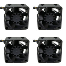 4X TFA0412CN Koelventilator voor Delta 4028 DC12V 0.81A 8200RPM 4-Draad PWM Temperatuurregeling 4CM Schakelaar Fan
