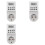 3X Digital Timer Socket Electronic Timing  24h Kitchen Timer Outlet Programmable Socket EU Plug 1