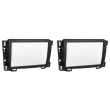 2X 2 Din Car Radio Fascia för  SAIL 2010+ DVD Stereo Ramplatta Adapter Montering Dash Installation Bezel Trim Kit