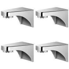 4X Zeephouder Magnetisch, Zeepbakjes aan de Muur Gemonteerd, Zeepbakje Gemakkelijk Te Gebruiken, voor Badkamermuur, Aanrecht, Enz.