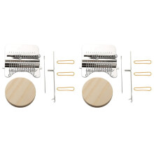 2X  Weefgetouw Speedweve Type Weave Tool, Stopweefgetouw Snel  Herstellen Handig Stopweefgetouw DIY Weefkunst 14 Haken