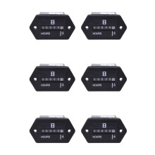 6X AC100-250V Generator Verzegelde Urenteller Teller voor Generator Boten Auto'S ATV UTV Go Carts