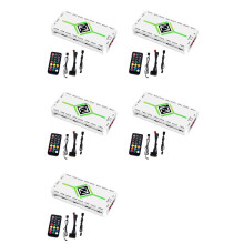 5X 5V 3 Pin ARGB Controller Cooling 4 Pin Hub PWM ARGB Fan Hub for 5V Addressable ARGB Computer PC Case Fan White