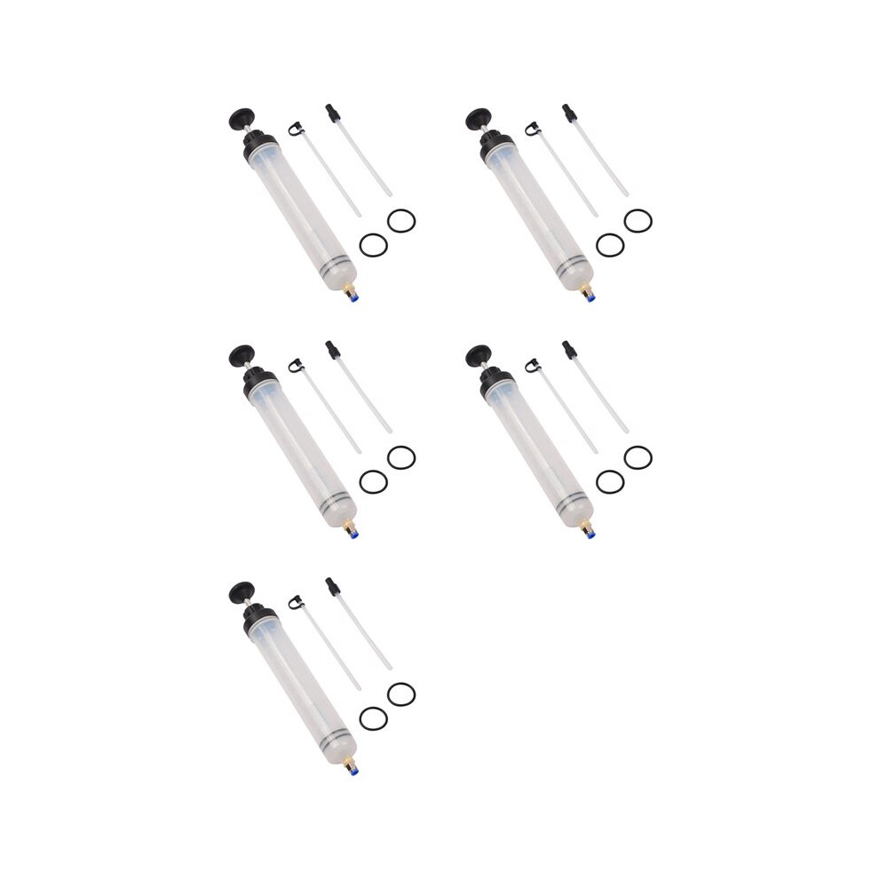5X 500Cc Brake Fluid Oil Extractor Auto Oil Change Syringe With Hose Manual Fuel Filler Fluid Oil Change Evacuator Pump 4714086828989