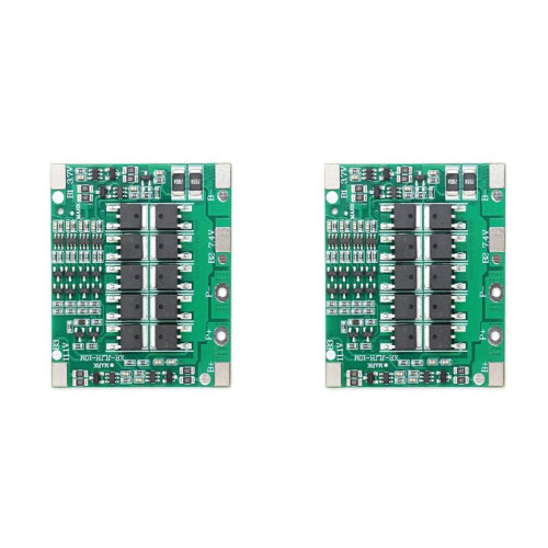 2X 4S 14.8V 40A Lithium Battery Protection Board 18650 Battery Charge Board Equalizer Power Tool