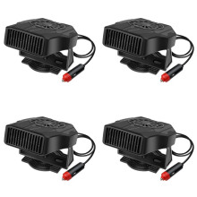 4X Autoverwarming Ontdooier Draagbare Autoruitverwarming 12V 150W Voorruitontdooier Verwarming voor de Winter