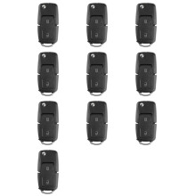 10X für Xhorse XKB508EN Wire Universal Remote Key 2 Button Fob für  B5 Style für VVDI Key Tool
