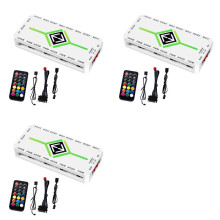 3X 5V 3 Pin ARGB Controller Cooling 4 Pin Hub PWM ARGB Fan Hub for 5V Addressable ARGB Computer PC Case Fan White