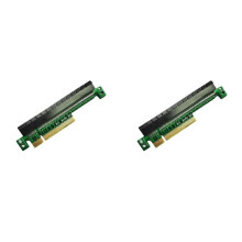 2X PCI-E 8 X auf PCI-E 16 X Konverteradapterkarte PCI Express 8 X auf 16 X Erweiterungs-Riserkarte für Mining für BTC Miner