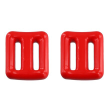 2X Tauchgewichte für Gerätetauchen, Gewichtsgürtel, Beschichtetes Blei, Tauchgewichte, Beschichtete Tauchgewichte, Tauchgürtelgewichte 1500 G, Rot