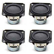 4X Altavoz de Audio de 1,8 Pulgadas, 4Ω, 10 W, 48 mm, Altavoz Multimedia de Graves, Minialtavoz de Sonido DIY con Orificio de Montaje