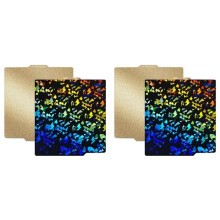 2X PEY PEI Build Plate for Bambu-Lab X1/X1C/X1E/P1P/P1S/A1 3D Printer,A