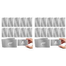 200pcs Metal Engraving Blank Color Aluminum Sheets Laser Engraving Business Cards Multi-Purpose Engraving DIY Gift A