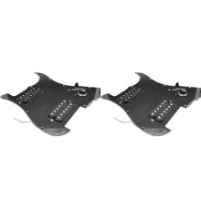 2X Gitara Elektryczna ST SQ Loaded Prewired Scratchplate Guitar Pickguard Electric Guitar Pickguard Pickup Assembly Czarny