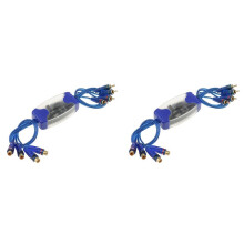2X Universal Noise Sound Eliminator 4 Channel RCA Ground Loop Isolator Noise Filters