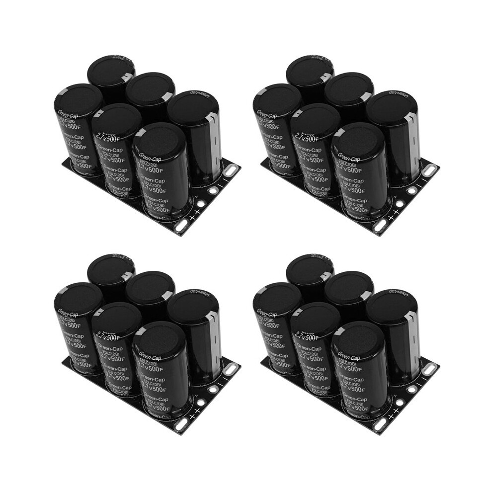 4X For Farad Capacitor 2.7V 500F With Protective Plate Capacitors 4712705708544