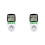 2X Digital LCD  Meter Wattmeter Wattage Electricity Kwh Power Meter Measuring Measuring EU Plug 1
