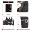 Foldable Badge Collection Display Organizer Fabric Arm Badge Storage Book 3