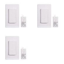 3X Remote Control Socket Wiring-Free Hotel Wireless Remote Control Wireless Light Remote Control