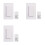 3X Remote Control Socket Wiring-Free Hotel Wireless Remote Control  Wireless Light  Remote Control 1