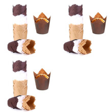 600 Pirottini per Cupcake un Forma di Tulipano, Potenziati nel Carta Pergamena per Muffin, per Cuocere Cupcake per Feste, Matrimoni, Compleanni