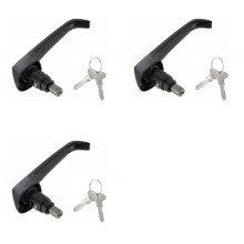 3X 251843704E Sliding Door Handle with Key Cylinder for Vanagon 1985-1991