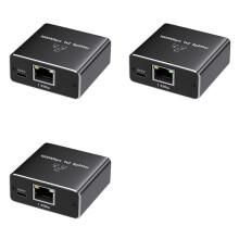 3X 1 in 2 Out Gigabit Ethernet Splitter 1000Mbps High Speed RJ45 Network Extension Cable Connector Cat5/5e/6/7/8 Splitte