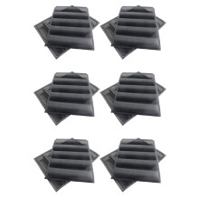 12 Stuks Siliconen Geperforeerde Bakvormen Sandwichvorm Frans Stokbrood Broodpan Voedselmat 5 Brood Non-Stick Bakvoeringen