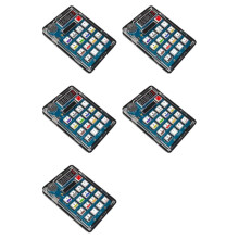 5X Rechner-DIY-Kit 51 Mikrocontroller Selbstgebauter Digitaler Röhrenrechner Platine Schweißtraining Elektronik-Kit