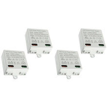 4x 12 V/ 10W LED Transformer LED Transformer for 12 V LED Lights and Stripe No Minimum Load Requirements