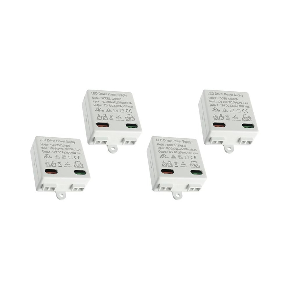 4X 12 V/ 10W Led Transformer Led Transformer For 12 V Led Lights And Stripe No Minimum Load Requirements 4711713510651