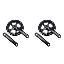 2X 42T Foling Fahrradkurbelgarnitur Rennrad 152mm Kurbelgarnitur Hohlzahnplatte Fahrradkettenrad Fahrradzubehör Fahrradteile