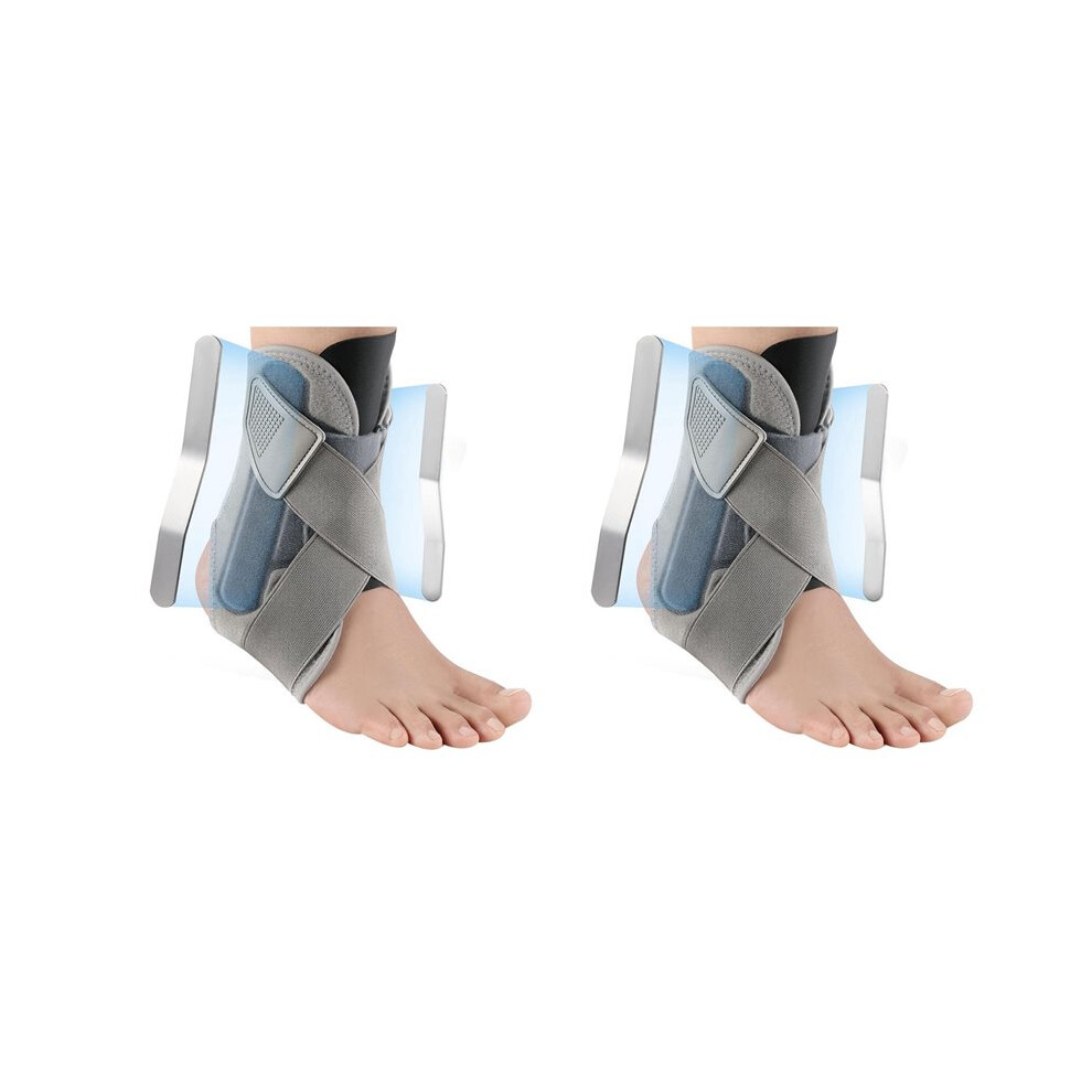 2X Ankle Brace For Women Men, Ankle Brace For Sprained Ankle, Ankle Support Brace For Injury Recovery, Sprain, Achilles Typecat