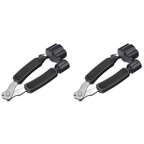 2X Guitar String Winder Cutter and Bridge Pin Puller 3 in 1 Guitar Tool for Repairing Restringing