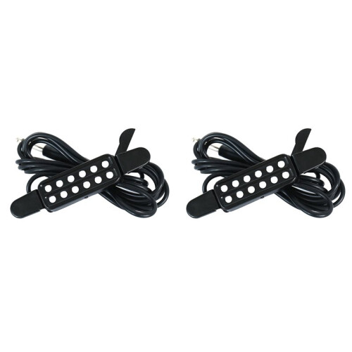 2X Gitarr Pickup, Akustisk Gitarr Pickup Kontakt för Metallsträngad Gitarr och Akustiska Gitarrinstrument Tillbehör