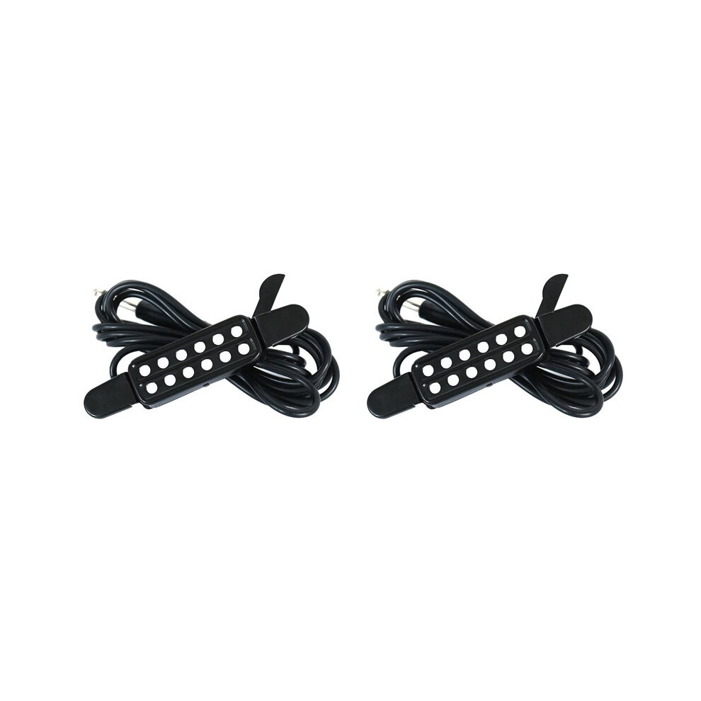 2X Guitar Pickup,Acoustic Guitar Pickup Connector For Metal String Guitar And Acoustic Guitar Instruments Accessories 6032154293940
