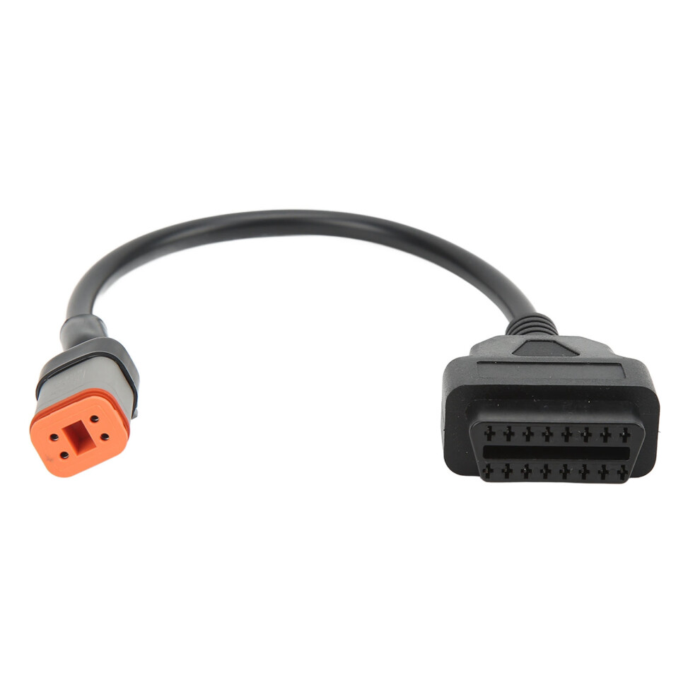 Motorcycle 4Pin To 16Pin Obd2 Diagnostic Cable Converter, 12-24V 4361390364070