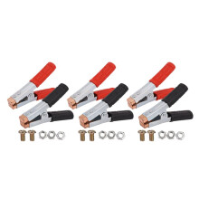 6X Pinces Crocodiles Pinces Crocodiles de Test de Batterie en Cuivre HEAVY DUTY