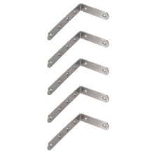5pièces 125X75mm en Forme de L en Acier Inoxydable étagère D'Angle Support en Angle
