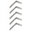 5X Estante de Acero Inoxidable de 125X75 mm en Forma de L Soporte Angular Soporte Angular 1