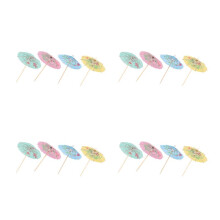 400 Mixed Paper Cocktail Umbrellas Parasols for Party Tropical Drinks Accessories